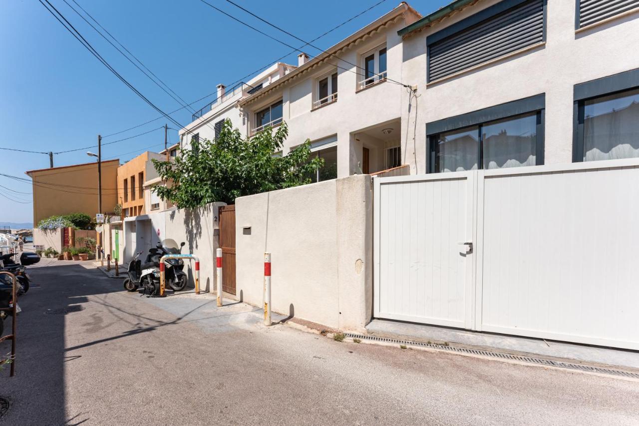 A La Calanque - Jolie Maison En Bord De Mer Marsylia Zewnętrze zdjęcie